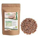 Mynatura Bio Flohsamen Ganz 1000g I Pflanzlich I 99% Reinheit I Rohkost I Naturprodukt I Ballaststoffe I Für Mensch und Tier geeignet I Eiweiß I DE-ÖKO-044 I 1000g (1)