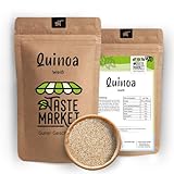 10 kg Quinoa – weiß – Pseudogetreide - glutenfrei & naturbelassen - Quinoa-Samen - Taste Market