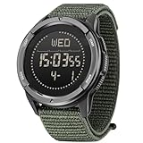 Militär Uhr Herren Digitaluhr Kompass Schrittzähler ohne app und Handy Kalorienzähler Herrenuhr Digital Armbanduhr Outdoor Tactical Watch Military 5 ATM Wasserdicht Stoppuhr Sport Chronograph Jungen