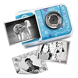 VTech Kidizoom Printcam, Kinderkamera mit 40+ Spezialeffekten, Sofortkamera für Kinder, Thermopapier im Lieferumfang enthalten, 5 MP, italienische Sprache, Batterien im Lieferumfang enthalten, 5-12