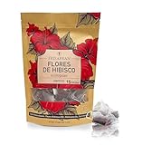 FRISAFRAN | Hibiskusblüten getrocknet BIO 15Ein | 30g | Hibiskusblütentee | Hibiskustee | rein und natürlich | Tee | Jamaikanisches Wasser | Kräutertee Hibiskus | Karkade | Früchtetee | Jamaika-Blume