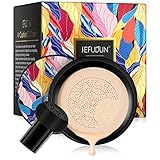 BB Cream, CC Cream, CC Foundation Creme mit Pilz Luftkopf CC Kissen Foundation Vollständige Abdeckung für makelloses Make-up, auch Hauttöne (natürlich)
