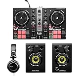 Hercules DJLearning Kit MK2 – Komplettes DJ-Paket mit DJControl Inpulse 200 MK2, DJMonitor 32 Studiomonitoren und HDP DJ45-Kopfhörern