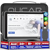 mucar AI-OBD2 Diagnosegeräte, 892BT Diagnosegerät Auto Mit 34 Reset-Funktion Und Volle Systemdiagnose, Auto Diagnosegerät Für ECU-Kodierung/BI Direktionale Steuerung, Kostenlose Lebenslange Updates