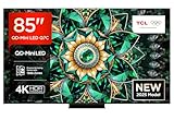 TCL 85Q7C 85 Zoll QD-Mini LED Fernseher, 4K HDR Premium 3000, Smart TV unterstützt durch Google TV (Dolby Vision IQ & Atmos, CrystGlow HVA Panel, Audio von Bang & Olufsen, 144Hz Motion Clarity Pro)