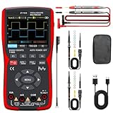 Mulcort 3-in-1-Digitalmultimeter, 50 MHz Bandbreite, 280 MS Abtastrate, PC-Wellenformdatenspeicherung, Zweikanal-Oszilloskop-Signalgenerator, 3,5-Zoll-Farbdisplay, Ziffernmultimeter, Hand-Oszillometer