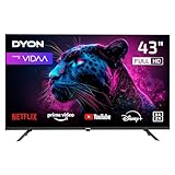 DYON Movie Smart 43 VX - 108 cm (43 Zoll) Fernseher (Full-HD Smart TV, HD Triple Tuner (DVB-C/-S2/-T2), App Store, Prime Video, Netflix, YouTube, DAZN, Disney+)