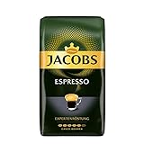 Jacobs Kaffeebohnen Expertenröstung Espresso Bohnen, 1 kg Bohnenkaffee