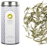 tea exclusive - Jasmine Silver Needle, hochwertiger Weisser Tee mit Jasmin, China, Dose 50g