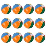 Gukasxi 12 Stück Regenbogen Wasserbälle, 16 Zoll Aufblasbare Wasserbälle Für Poolpartys, Sommerwasserspielzeug Für Kinder, Aufblasbares Schwimmbeckenspielzeug, Poolspielzeug Für Kinder (Orange)