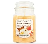Yankee Candle Duftkerze, Kokosnuss-Pfirsich-Smoothie, große Duftkerze, lange Brenndauer: bis zu 125 Stunden, perfektes Geschenk für Frauen