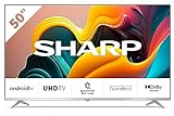 SHARP 50FP6EA QUANTUM DOT Android TV 126 cm (50 Zoll) 4K Ultra HD QUANTUM DOT Android TV (Smart TV, Bluetooth, Dolby Vision, HDMI 2.1 mit eARC)