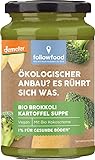 followfood Bio demeter Brokkoli Kartoffel Suppe, 380 ml