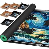 Puzzlematte 3000 2000 1500 1000 Teile, Puzzle Matte Roll, Puzzleunterlage Puzzlemappe Puzzlerolle Mat Storage Accessories für Erwachsene, Jigsaw Puzzle Mat Roll Up.