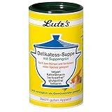 Delikatess-Suppe mit Suppengrün (900g Dose) 45 Liter Gemüse Brühe als Universal-Würzmittel für alle Speisen- geeignet vegan glutenfrei laktosefrei fettarm kalorienarm