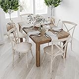 Merrick Lane Jessamine Esstisch, rechteckig, Kiefernholz, rechteckig, 152,4 x 96,5 cm