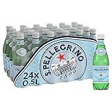San Pellegrino Sprudelndes natürliches Mineralwasser, 24 x 500 ml