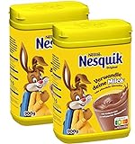 Nesquik Nestlé NESQUIK kakaohaltiges Getränkepulver, 2er Pack (2 x 900g)