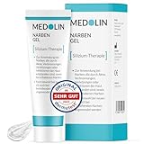 Medolin® Narbensalbe - Reduziert die Sichtbarkeit von Narben - Zertifiziertes Narbengel in der EU - Vielfältige & einfache Anwendung, 19 g