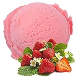 Erdbeer Geschmack 1 Kg Dänisches Softeis Gino Gelati Eispulver Softeispulver Speiseeispulver