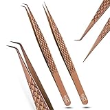 My Lash Tools Wimpernverlängerung, gebogener Grad, Pinzette für Isolation, Wimpernverlängerungen, 14 cm, am besten für individuelle Isolierung und klassische Wimpern, japanischer