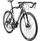 Galano Cyclocross 700c Gravel Bike Cross Fahrrad Rennrad 28' Gravel Trail 14Gang (anthrazit/creme, 55 cm)