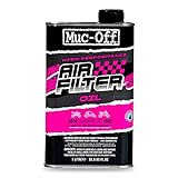 Muc-Off Luftfilteröl, 1 Liter – Hochleistungs-Luftfilteröl für Motorcross und Powersports – maximiert den Luftstrom und verlängert die Lebensdauer des Motors