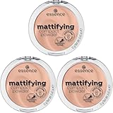 essence cosmetics mattifying compact powder,Puder,Nr. 04 perfect beige,nude,für Mischhaut/unreine Haut,mattierend,matt,vegan,Nanopartikel frei,entspricht unserem CLEAN BEAUTY Standard (12g)