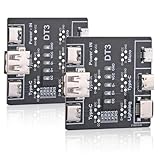 2 Stück USB Kabeltester USB C Kabeltester USB Datenkabeltester Prüfplatine für USB C USB A Micro USB Kabel schnell