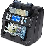 ZZap NC25 Banknotenzähler und Falschgeld-Detektor - Geldzählmaschine Banknotenzählmaschine Geldzähler
