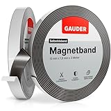 GAUDER Magnetband selbstklebend | Magnetklebeband | selbstklebendes Magnetband | Magnetstreifen