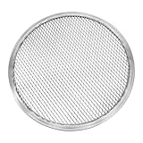 NUOBESTY Runder Pizzaofen Pizzablech Multifunktionales Backblech für Pizza Kuchen Kekse Hitzebeständig zu Reinigen für Toasteröfen und Grill