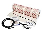 CALORIQUE Elektrische Heizkabelmatte – 3,0m² – Sparsame Elektrische Fußbodenheizung 200 W/m² – TWIN-Technologie - Erneuerbare Energie-Quellen [Energieeffizienzklasse A +++]
