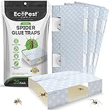 Spinnenfalle – 20er-Pack | Klebefallen für den Innenbereich für Spinnen und andere Käfer und kriechende Insekten | Klebende Spinnenköderfalle, Monitor, Killer und Detektor für die Schädlingsbekämpfung