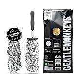 GENTLEMONKEYS Profi Mikrofaser Felgenbürste • Felgenreinigungsbürste mit wechselbarem Bürstenbezug • Auto Felgenbürste für schonende Reinigung • Microfaser Felgenbürste für alle Felgen