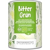 Dr. Elisabeth BitterGrün® | Bio Premium Bitterstoffe 7 Kräuter-Pulver I Nach Hildegard von Bingen und Bertrand Heidelberger I Bitterkräuter vegan, laborgeprüft, 250g