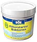 Söll 80587 FilterstarterBakterien hochreine Mikroorganismen für Teiche 100 g - natürliche Filterbakterien aktivieren die Biologie der Filter im Gartenteich Fischteich Koiteich Schwimmteich