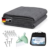 Capritent Vorzeltteppich 400x400cm – Wetterfester Camping Teppich aus 290g/m² HDPE – Robuster Zeltteppich mit fastdry Technologie – Campingteppich für Wohnwagen & Markisen – Ideal als Camping Boden