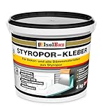 Isolbau Styropor-Kleber - 4 kg Eimer Kleber für Dekor- & Dämm-Materialien aus Styropor