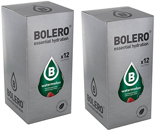 Bolero Drinks Watermelon 24 X 9G , 12 Stück (2Er Pack)