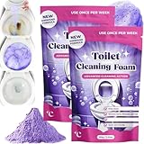 WC-Reiniger,Toilettenreiniger,Toilet Cleaning Foam,Toilet Cleaning Powder,Toilettenreiniger,Wasserkastenwürfel für den Spülkasten im Vorratspack,WC-Reiniger Tabs,für Frische und Sauberkeit (2)