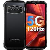 DOOGEE V30T [2023] 5G Rugged Smartphone 20 GB + 256 GB, unzerstörbares Telefon, 108 MP AI Kamera 20 MP Nachtsicht, 10800 mAh Handy, 6,58 Zoll FHD+120 Hz, IP68/IP69K, OTG/NFC/GPS