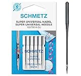 SCHMETZ | 5 Nähmaschinennadeln | Black Super Universal | 130/705 H-SU | Nadeldicke 90/14 | Mit besonderer Antihaftbeschichtung | auf jeder gängigen Haushaltsnähmaschine einsetzbar