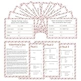 Xenseou Valentinstags-Feudspiel, lustiges Valentinstag-Party-Spiel, Valentinstag-Quizspiel, Familienfehde, Quiz, Urlaubsspiele für Gruppen QRJ-FF01