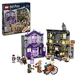 LEGO Harry Potter Ollivanders & Madam Malkins Anzüge, Läden aus der Winkelgasse, Spielset für Kinder, Zauberer-Spielzeug, Fantasy-Geschenke für Mädchen, Jungen und Fans ab 8 Jahren 76439