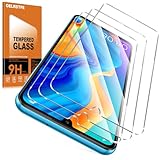 Oelrstfe 3 Stück Panzer Schutz Glas für Huawei P30 Lite/Nova 4e 9H Härte Schutzfolie Schutzglas Ultra HD Transparent Displayschutzfolie Kratzfest Blasenfrei Anti-Fingerabdruck Displayschutz