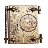 Generisch Mummy Prop Replikas Buch des toten, handgefertigten Harz Kunstwerk Ornament Book, einzigartige Dekorationen für, alte Ägypten Sammlerstücke Souvenir Store Good Memories Artwork Ornament Mag