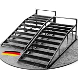 WERKTHOR Auffahrrampe PKW Metall - [2er Set] Auffahrrampen für maximalen Halt [