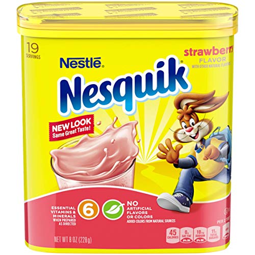 Nesquik Strawberry Powder Drink Mix, 25 ml
