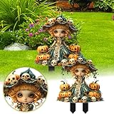 zum Aufhängen Ihren Raum in eine Halloween-Party mit unserem bezaubernden Dekotopf aus Acryl mit Hexen-, Feen-, Kürbis- und Skelett-Motiven. Hängesessel Feder Aufhängung (Orange-b, One Size)